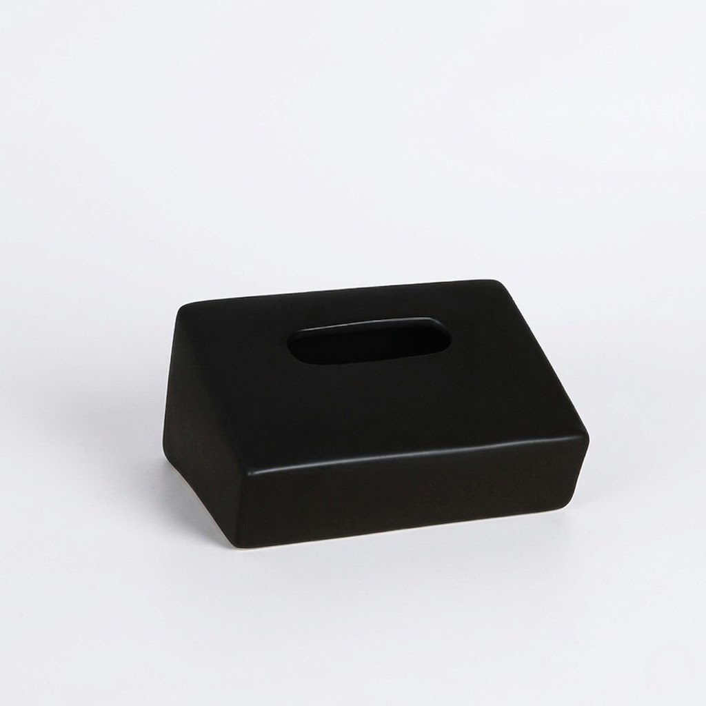 Modern Minimalist Geometric Ceramic Tissue Box