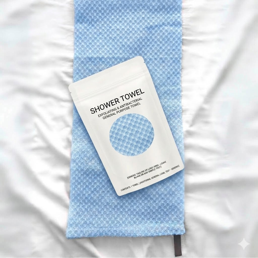 Exfoliating Antibacterial Shower Towel