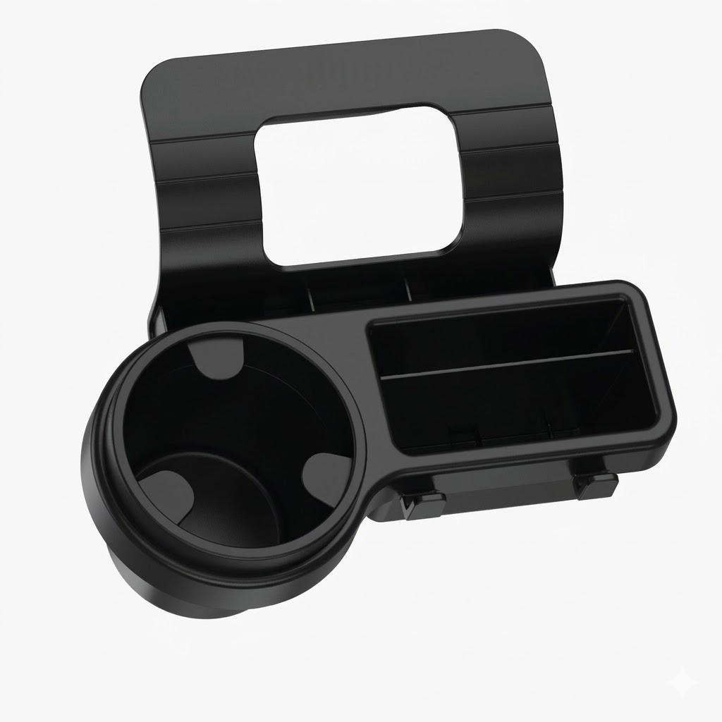 4-in-1 Car Window Organizer – Phone, Cup & Key Holder