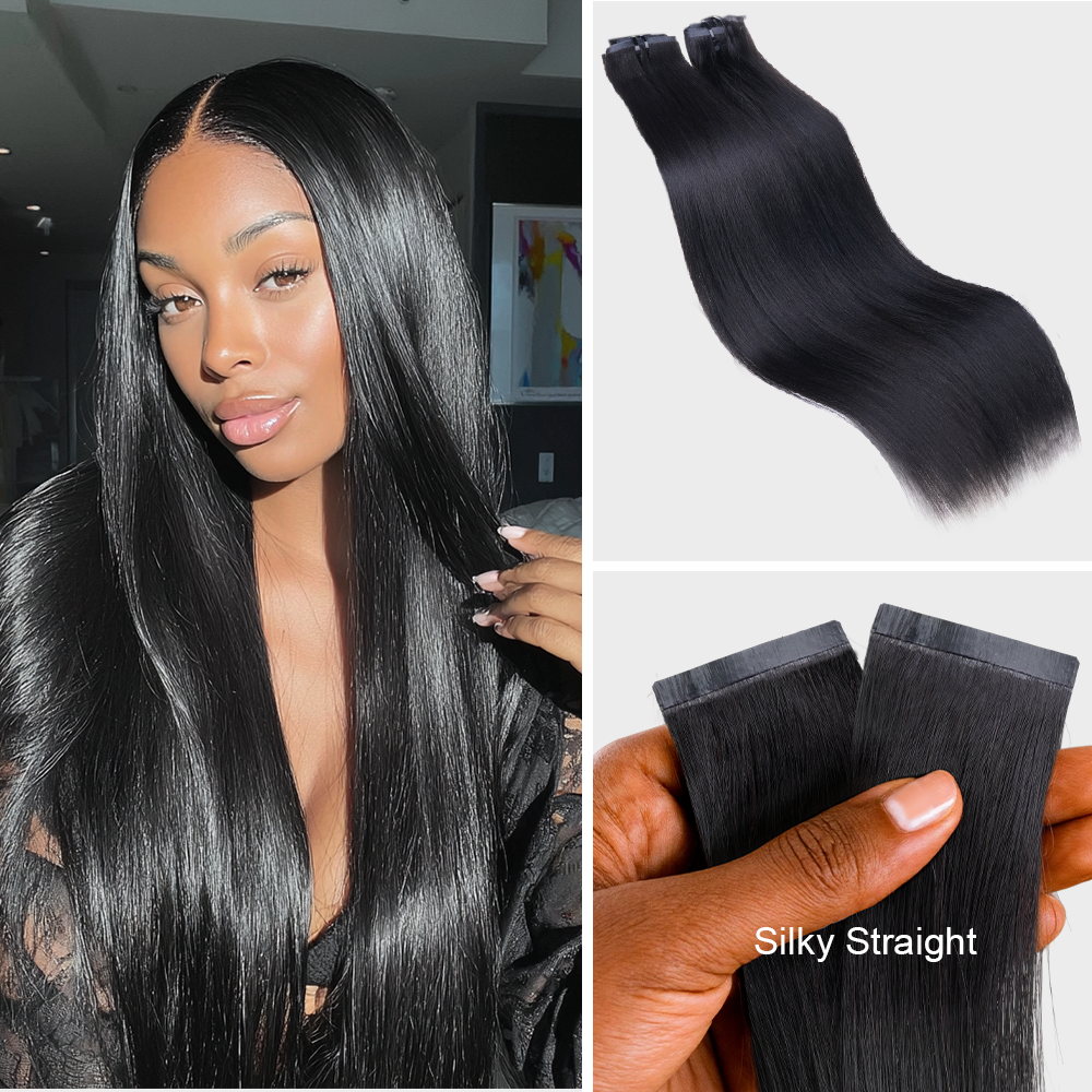 $99 BOGO | Lashey Body Wave / Yaki Straight / Kinky Straight / Straight Invisible Seamless Clip in Hair Extensions
