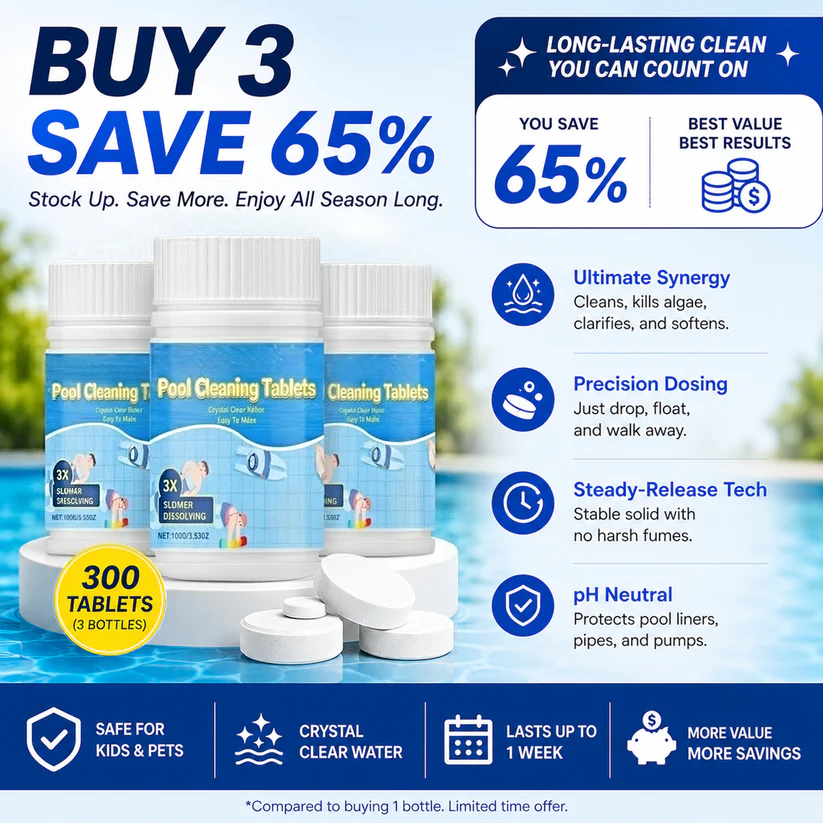 The Next-Gen Pool Purifier is here  2X Stronger Algae Control, Gentle & Safe for Kids!