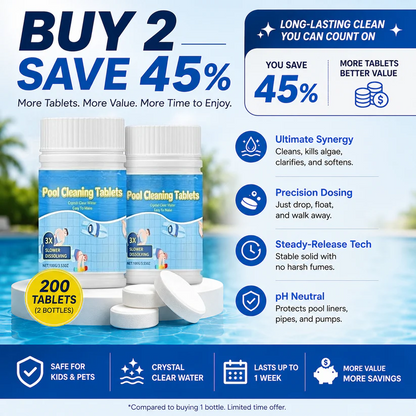The Next-Gen Pool Purifier is here  2X Stronger Algae Control, Gentle & Safe for Kids!