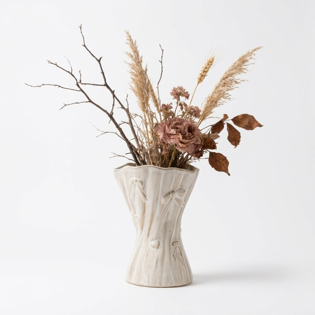 Ins-Style Abstract Ceramic Vase