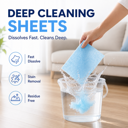 FloorGlow™ 4-in-1 Cleaning Sheets