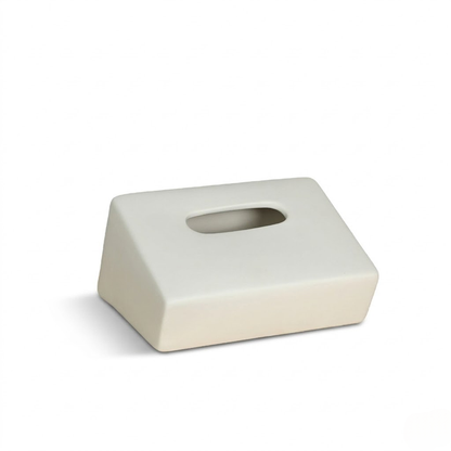 Modern Minimalist Geometric Ceramic Tissue Box