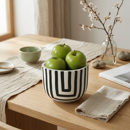 Creative Geometric Ceramic Storage Bowl