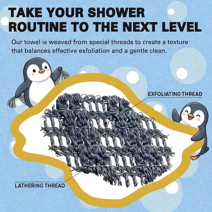 Exfoliating Antibacterial Shower Towel