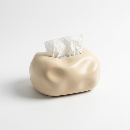 Artisan Stone-Texture Ceramic Tissue Box