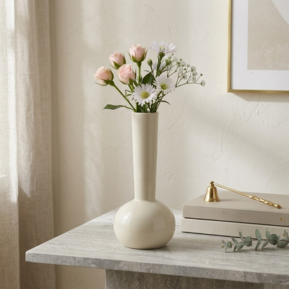 Minimalist Zen Ceramic Bud Vase