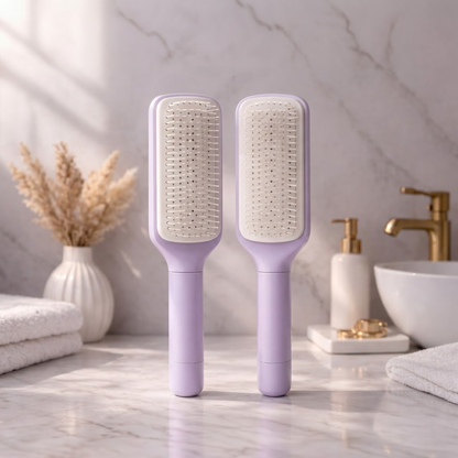 Magic Self-Cleaning Hair Brush - No More Messy Cleanup!