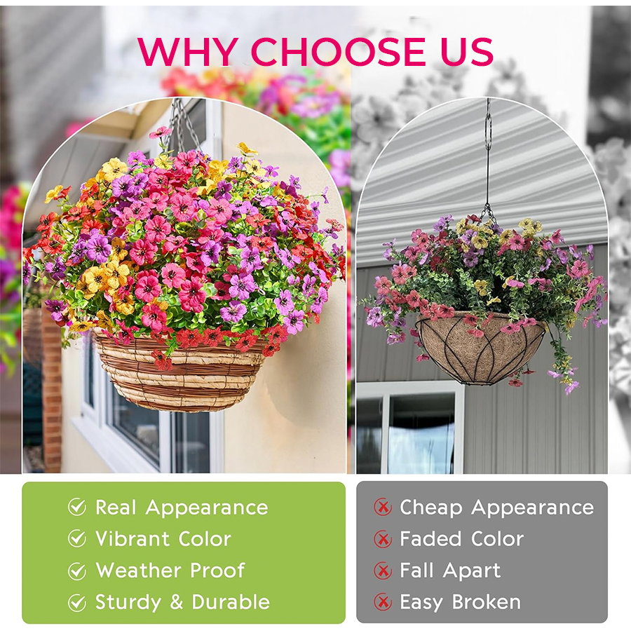 Sun-Proof Outdoor Faux Bouquet