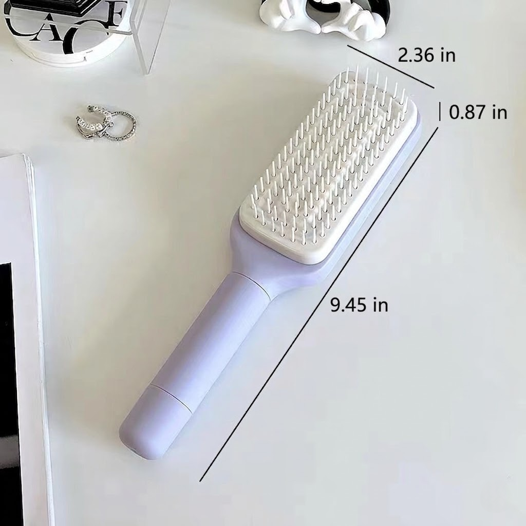 Magic Self-Cleaning Hair Brush - No More Messy Cleanup!