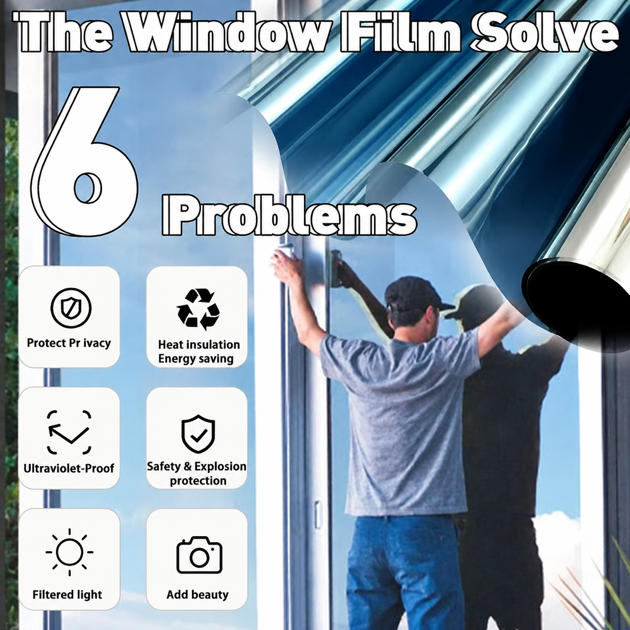 Heat-Insulating Privacy Film#