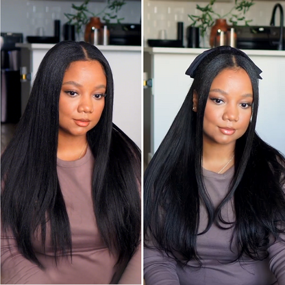 $99 BOGO | Lashey Body Wave / Yaki Straight / Kinky Straight / Straight Invisible Seamless Clip in Hair Extensions