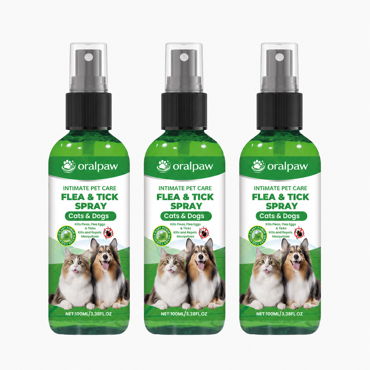 OralPaw™🍃Natural Flea & Tick Spray for Dogs & Cats–Helps Kill & Repel Fleas & Ticks