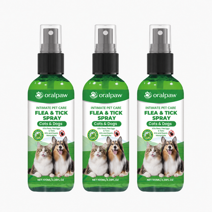 OralPaw™🍃Natural Flea & Tick Spray for Dogs & Cats–Helps Kill & Repel Fleas & Ticks