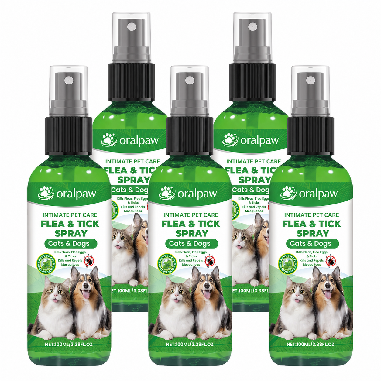OralPaw™🍃Natural Flea & Tick Spray for Dogs & Cats–Helps Kill & Repel Fleas & Ticks