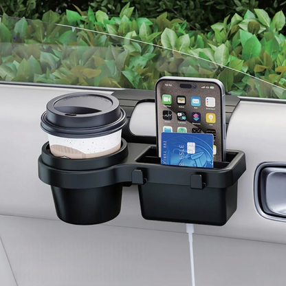 4-in-1 Car Window Organizer – Phone, Cup & Key Holder