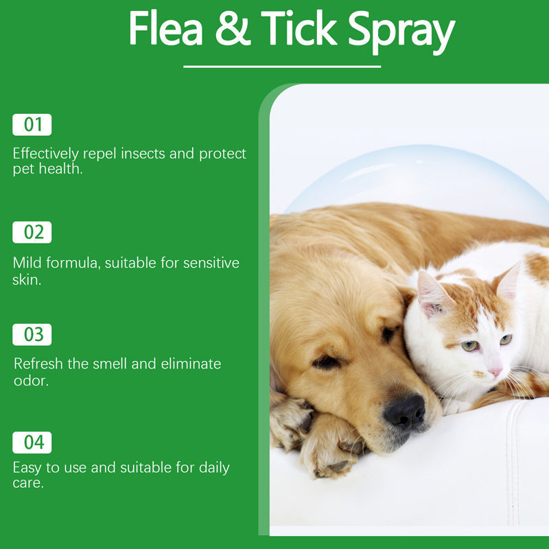 OralPaw™🍃Natural Flea & Tick Spray for Dogs & Cats–Helps Kill & Repel Fleas & Ticks