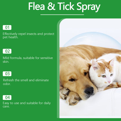 OralPaw™🍃Natural Flea & Tick Spray for Dogs & Cats–Helps Kill & Repel Fleas & Ticks