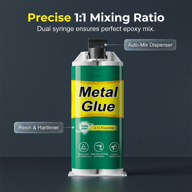 🔥LIMITED TIME 50% OFF! 🛠️ High-Strength AB Metal Repair Glue – Fast, Durable & Perfect for All Repairs ✨💪